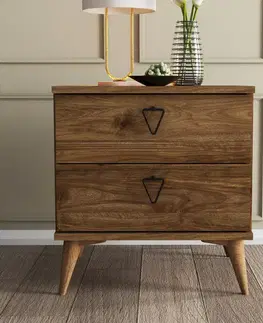Noční stolek Versa-Ce Walnut