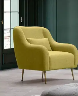 Křeslo ušák Sevilla Armchair - Yellow