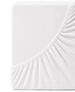 4Home Jersey prostěradlo IDEAL bílá, 180 x 200 cm, 180 x 200 cm