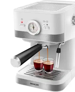 Sencor SES 1720WH espresso kávovar, bílá