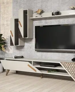 TV stěna / Sestava pod TV Beril - Cream