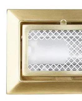 Schodišťová lampa saténově zlatá G4 MS-06