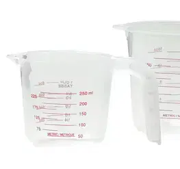 PROHOME - Odměrky 3ks, 250ml, 500ml, 1000ml, umělá hmota