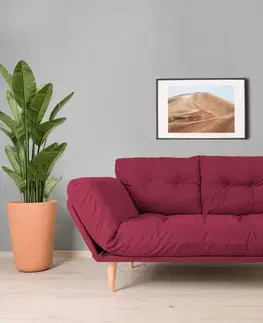 Trojmístná rozkládací pohovka Nina Daybed - Dark Red GR105