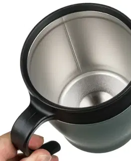 Banquet Termohrnek cestovní TAZZA 330 ml, zelenošedá
