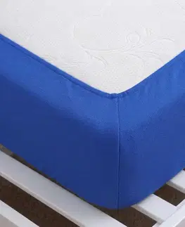 4Home Jersey prostěradlo IDEAL královská modrá, 140–160 x 200 cm, 140–160 x 200 cm