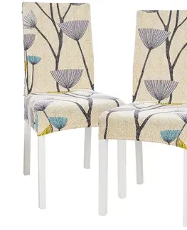 4Home Napínací potah na židli Nature, 45 - 50 cm, sada 2 ks