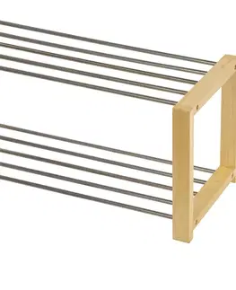 Kovový botník FRAME 2, přírodní