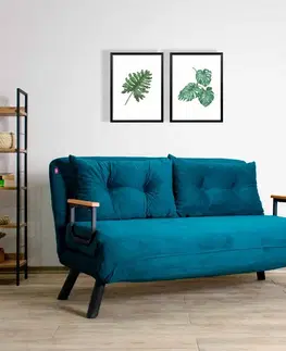 Rozkládací pohovka Sando 2 Petrol Green