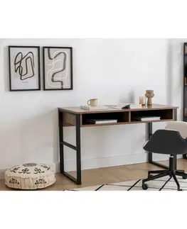 Pracovní stůl Nove Walnut