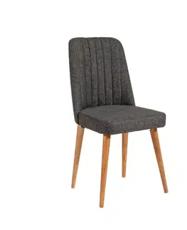 Jídelní set s rozkládacím stolem a židlemi (4 kusy) Vina 1053 - Anthracite, Atlantic