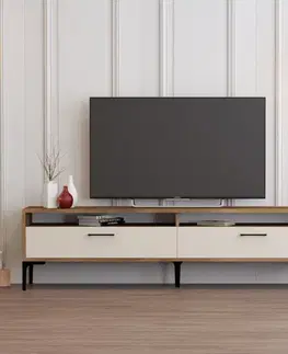 TV stolek Istanbul 2 - Walnut Cream