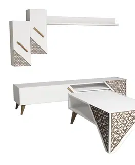 Living Room Furniture Set Beril - White