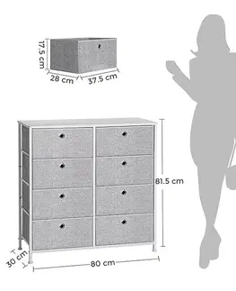 Komoda E1024 WT, 80 cm
