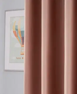 4Home Zatemňovací závěs Manila růžová, 150 x 250 cm