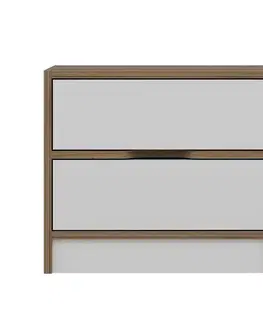 Noční stolek Elina Walnut White