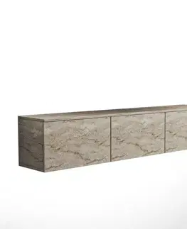 Televizní stolek Neon Illuminated Travertine