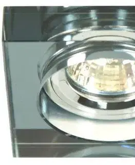 Sada 3 černých čtvercových LED stropních světel SS-16