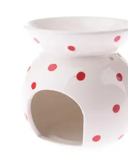 Porcelánová aromalampa Abuela bílá,  9,8 x 12,5 cm