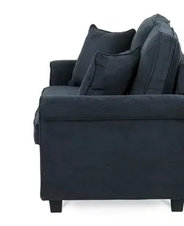 Dvoumístná pohovka ASB-4170 BLUE2, manžestr, modrá
