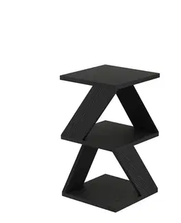 Odkládací stolek Albeni Black Wooden