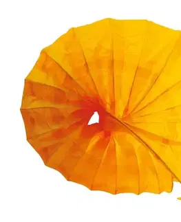 Papírová stolní lampa noční žlutá 40W Šnek