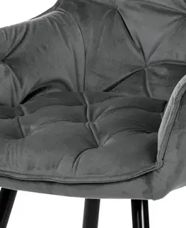 Sada jídelních židlí DCH-421 GREY4, 2 ks