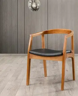 Jídlení židle Albero Black and Walnut