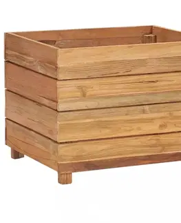 Zahradní truhlík teakové dřevo Dekorhome