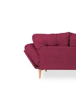 Trojmístná rozkládací pohovka Nina Daybed - Dark Red GR105
