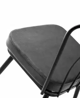 Sada jídelních židlí Yildiz Anthracite Black, 2 ks, 2 ks