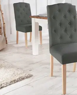 Chesterfield jídelní židle 2 ks FRIXON Dekorhome