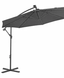 Konzolový slunečník s LED světly Ø 300 cm