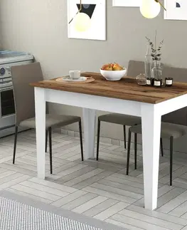 Kuchyňský stůl Kiev 511 - Walnut, White