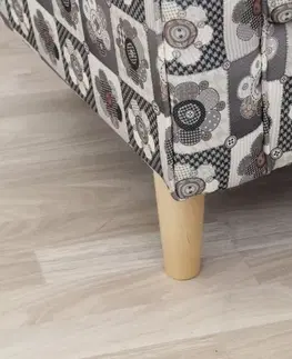Křeslo s taburetem ASTRID Tempo Kondela