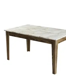 Jídelní stůl Milan Walnut and White