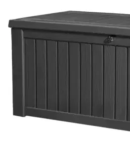 KETER Úložný box WOODROCK 570L | grafit