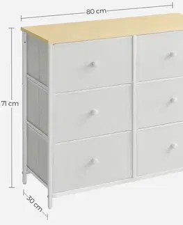 Komoda E1032 WT, 80 cm, L