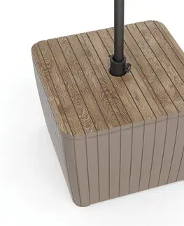KETER Úložný box ZION DECO | Ashwood / cappucino