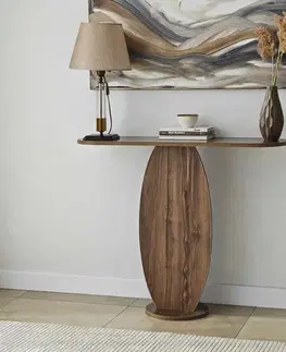 Odkládací stolek Ellittica Walnut