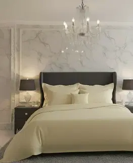 Kvalitex Saténové povlečení Luxury Collection smetanová, 140 x 200 cm, 70 x 90 cm
