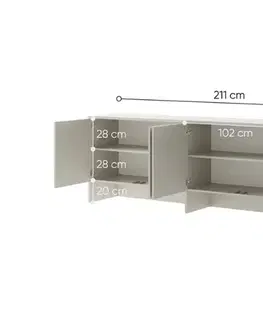 Dig-net nábytek Nástavec pro sklápěcí postel Lenart BED CONCEPT BC-10 | kašmír