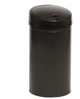 Koš odpadkový bezdotykový SENZO 60 l, kulatý, černý