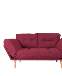 Trojmístná rozkládací pohovka Nina Daybed - Dark Red GR105