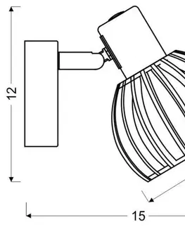 Nástěnná bodová lampa ATARRI Candellux