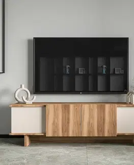 Televizní stolek Diana Beige and Walnut