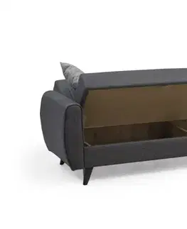 Rozkládací pohovka Alkon 3 Dark Grey