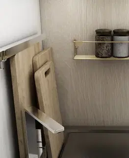 Nástěnná police Banyo Makyaj Rafı, Baharatlık - Gold
