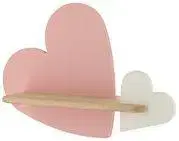 LED nástěnná lampa 5W HEART 4000K IQ KIDS RŮŽOVÁ