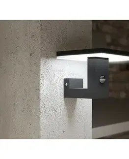 Panlux Venkovní nástěnné LED svítidlo Bari N antracit, IP54, 10 W